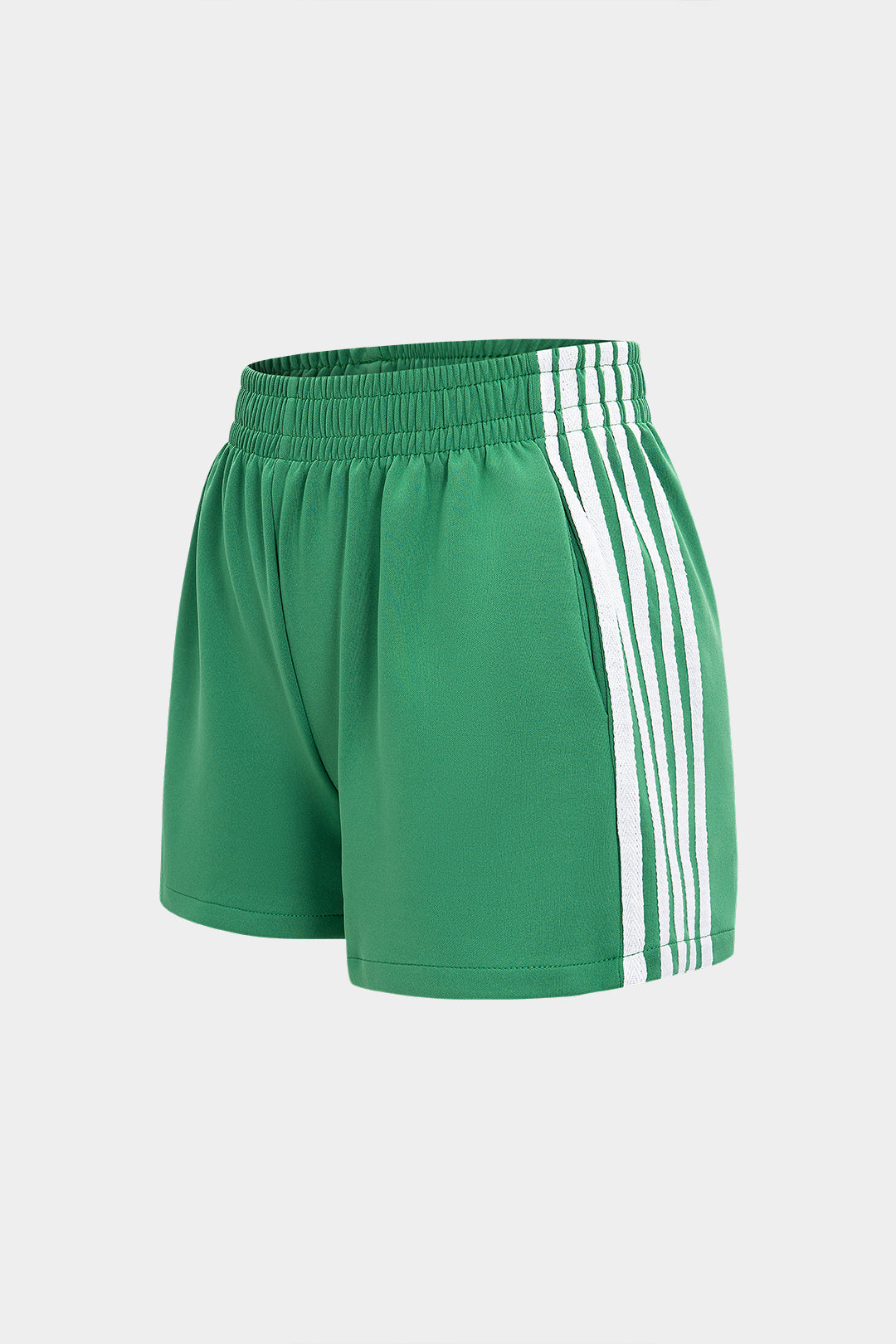 Contrast Patchwork Pocket Shorts