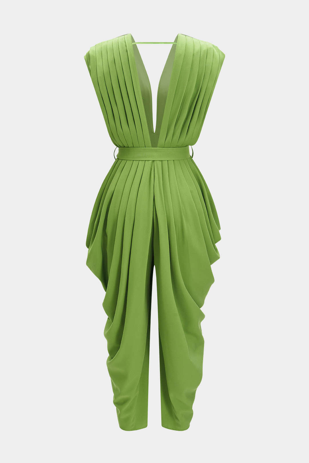 Sleeveless V-neck Jumpsuit