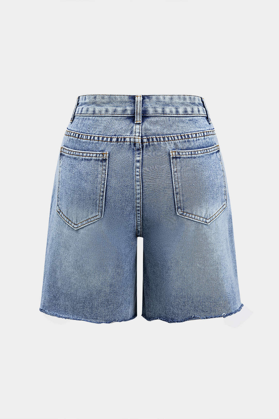 Denim Button Pocket Jorts