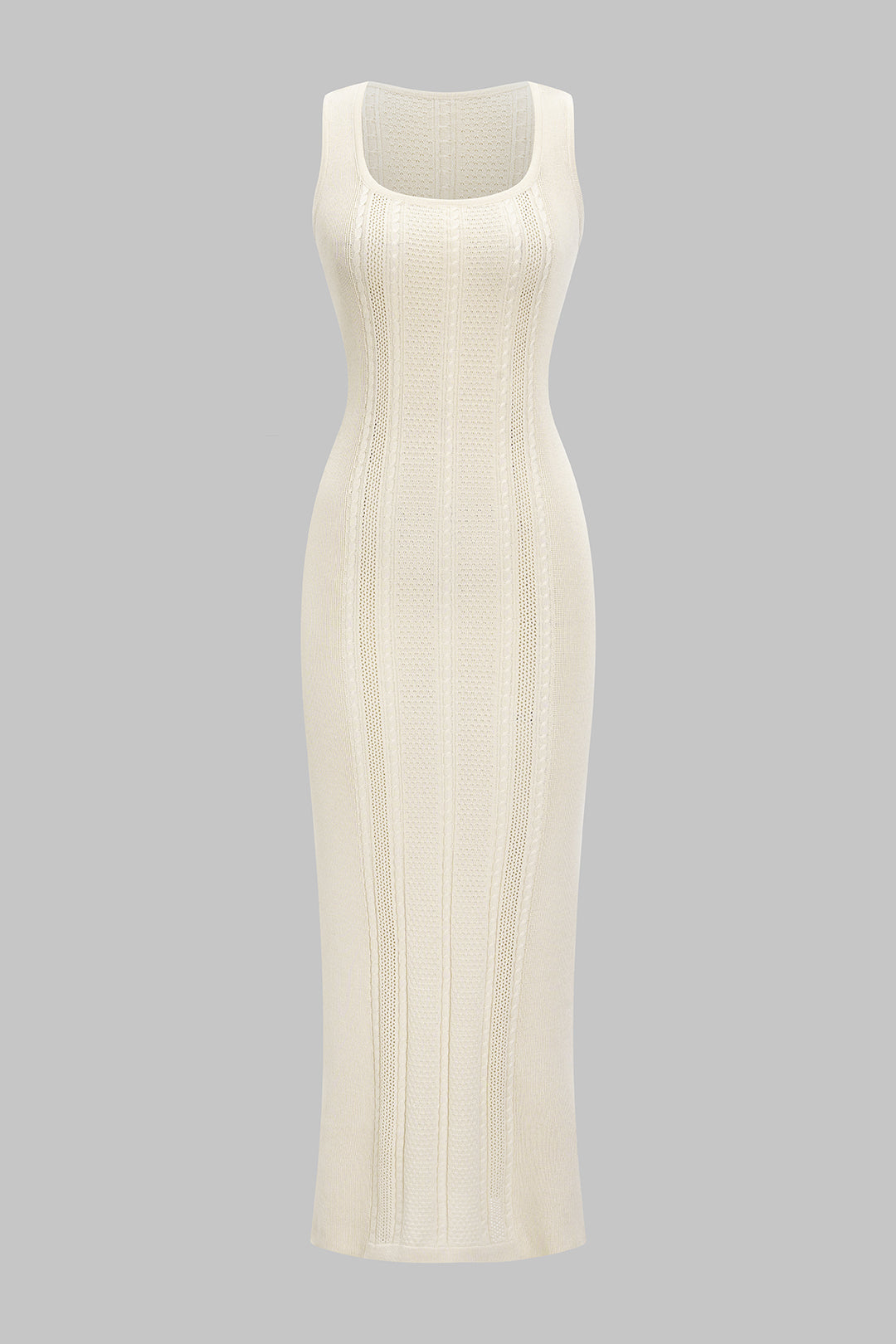 Knit Cut Out Sleeveless Dress