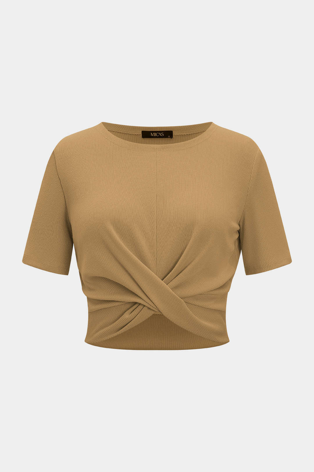 Solid Crossed T-Shirt