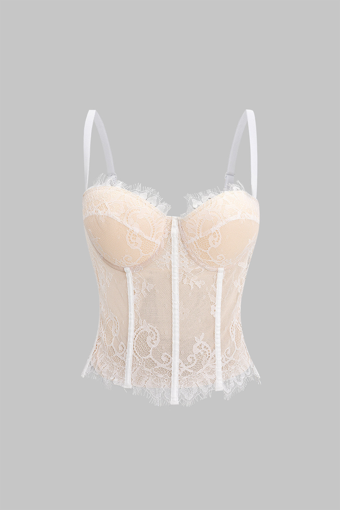 Bustier Slip Lace Patchwork Cami Top