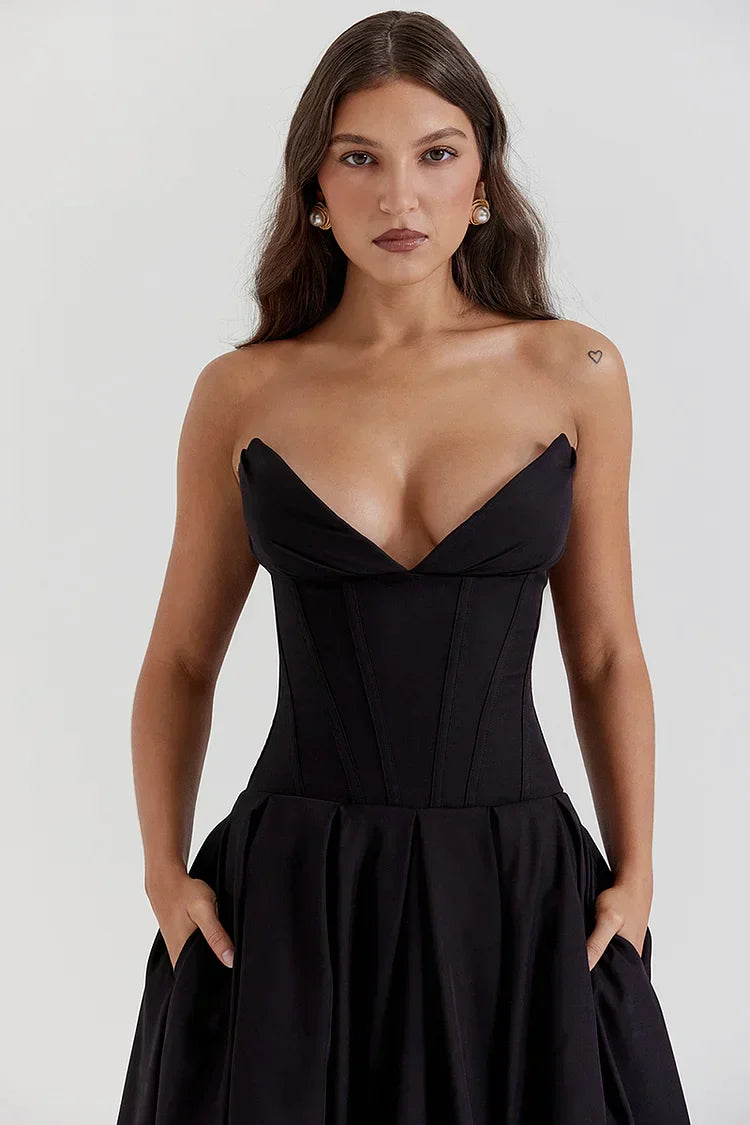 Camillaâ„?| V-Neck Strapless Dress