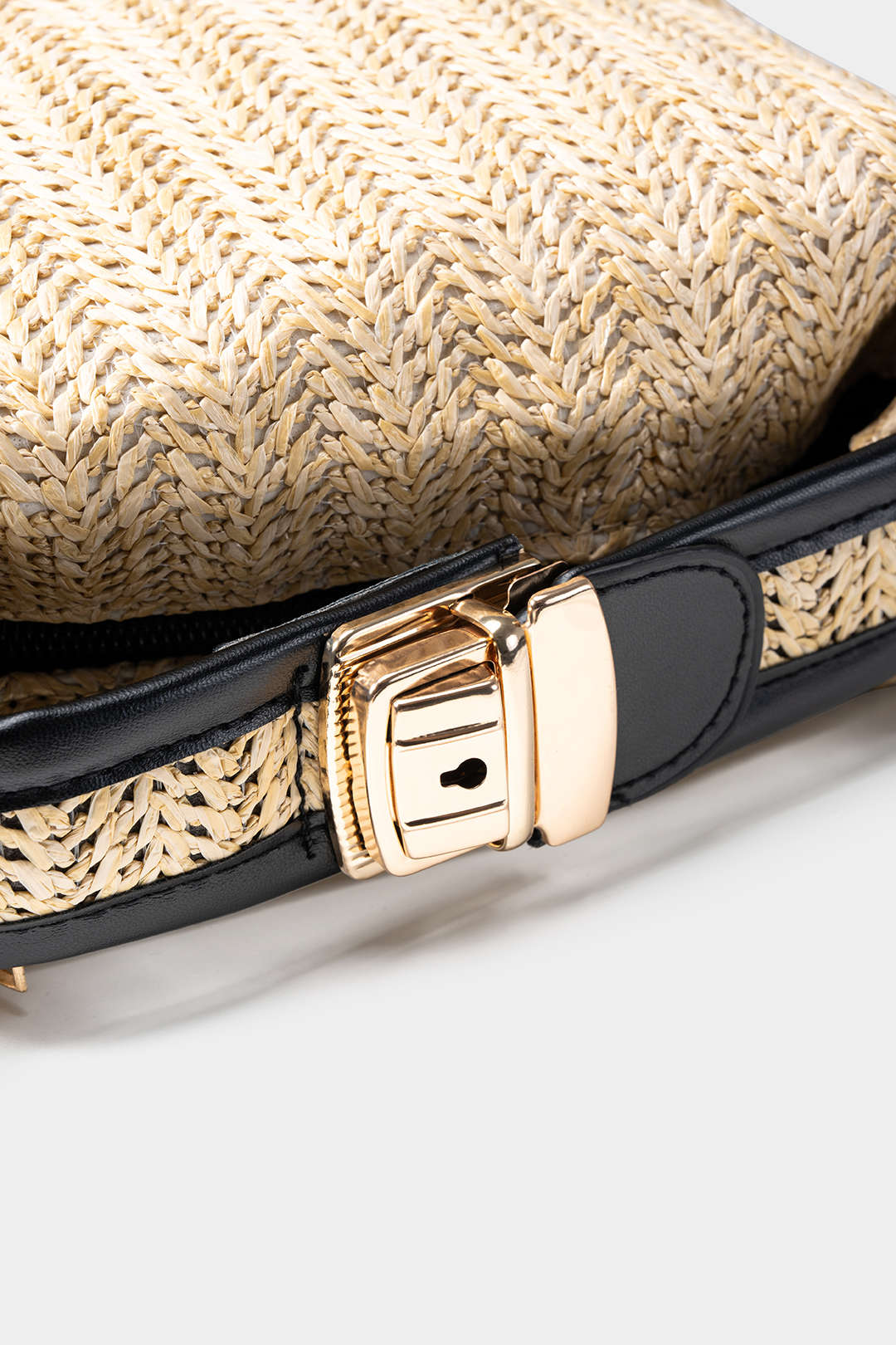 Straw Woven Shoulder Clutch Bag