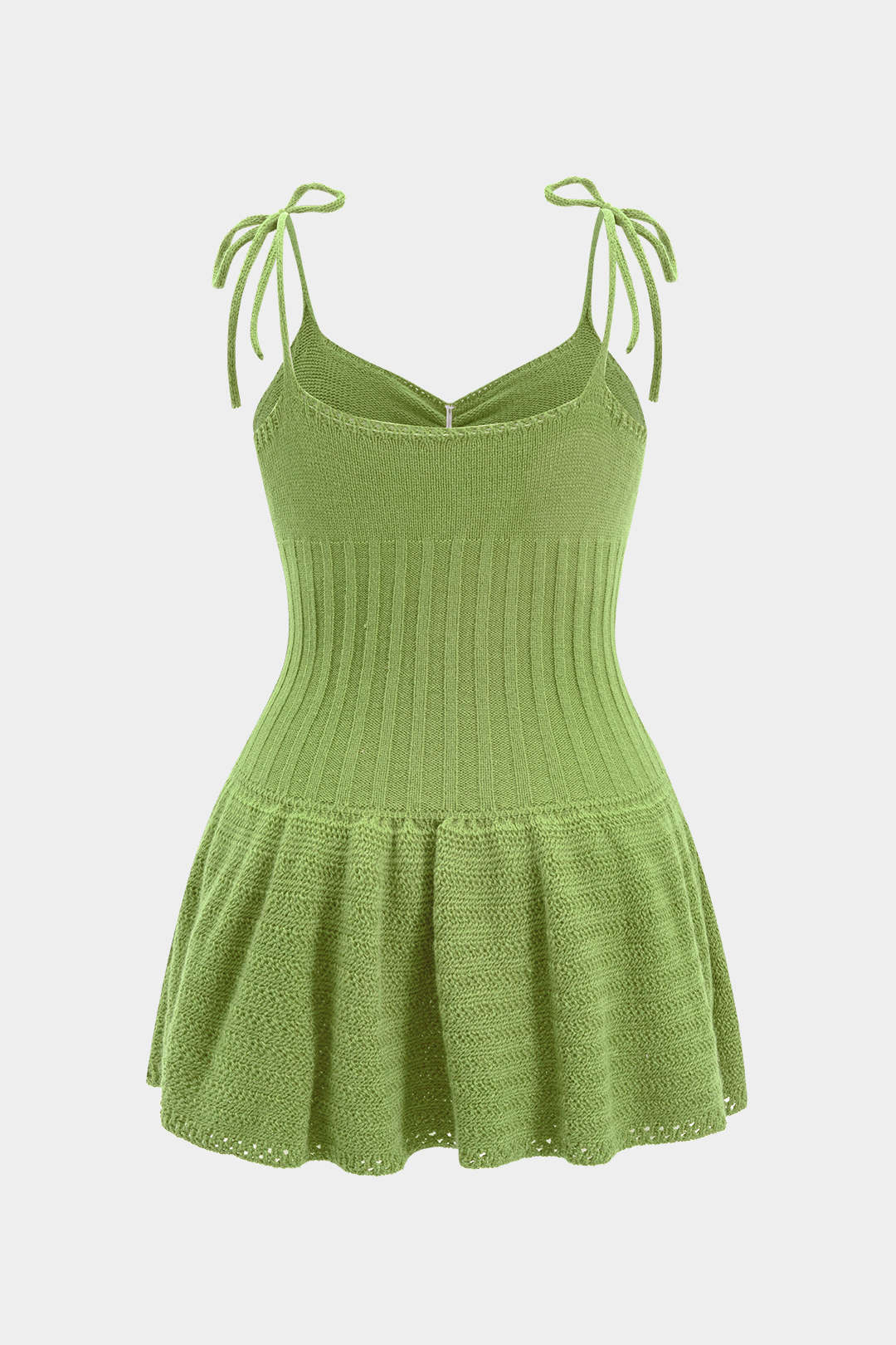 Plus Size Ruched Tie Up Mini Dress