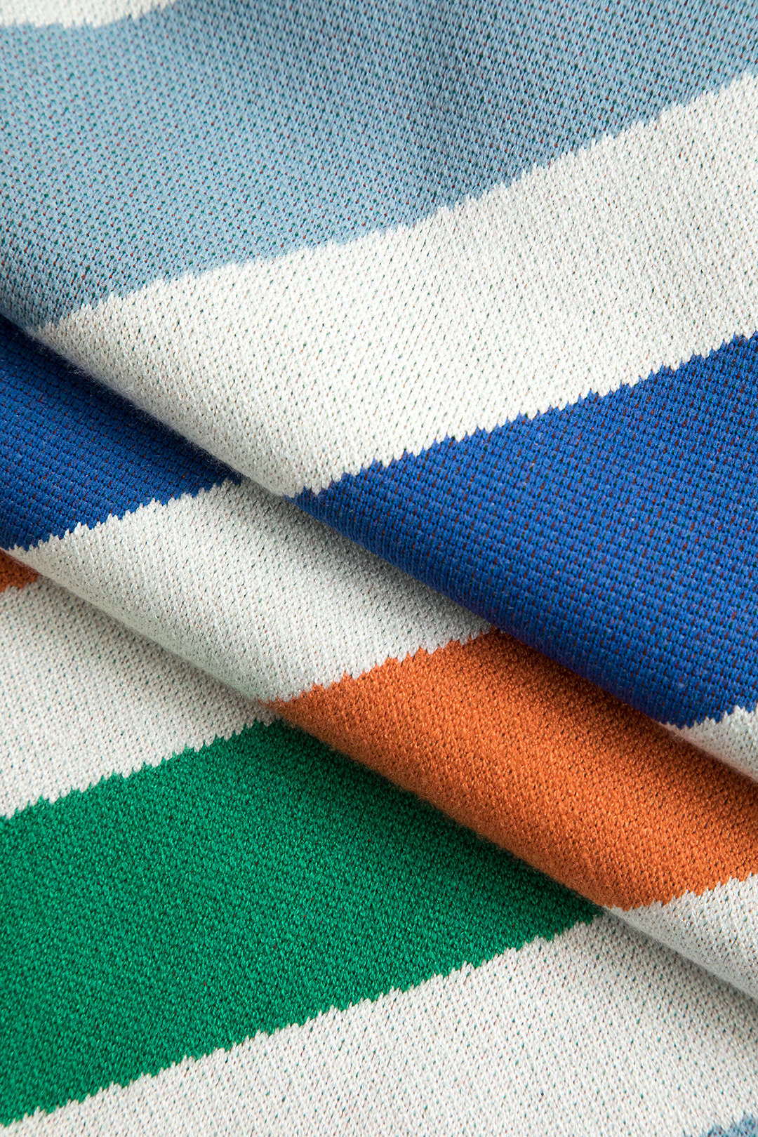 Color Block Stripe Print Knit Knotted Mini Dress
