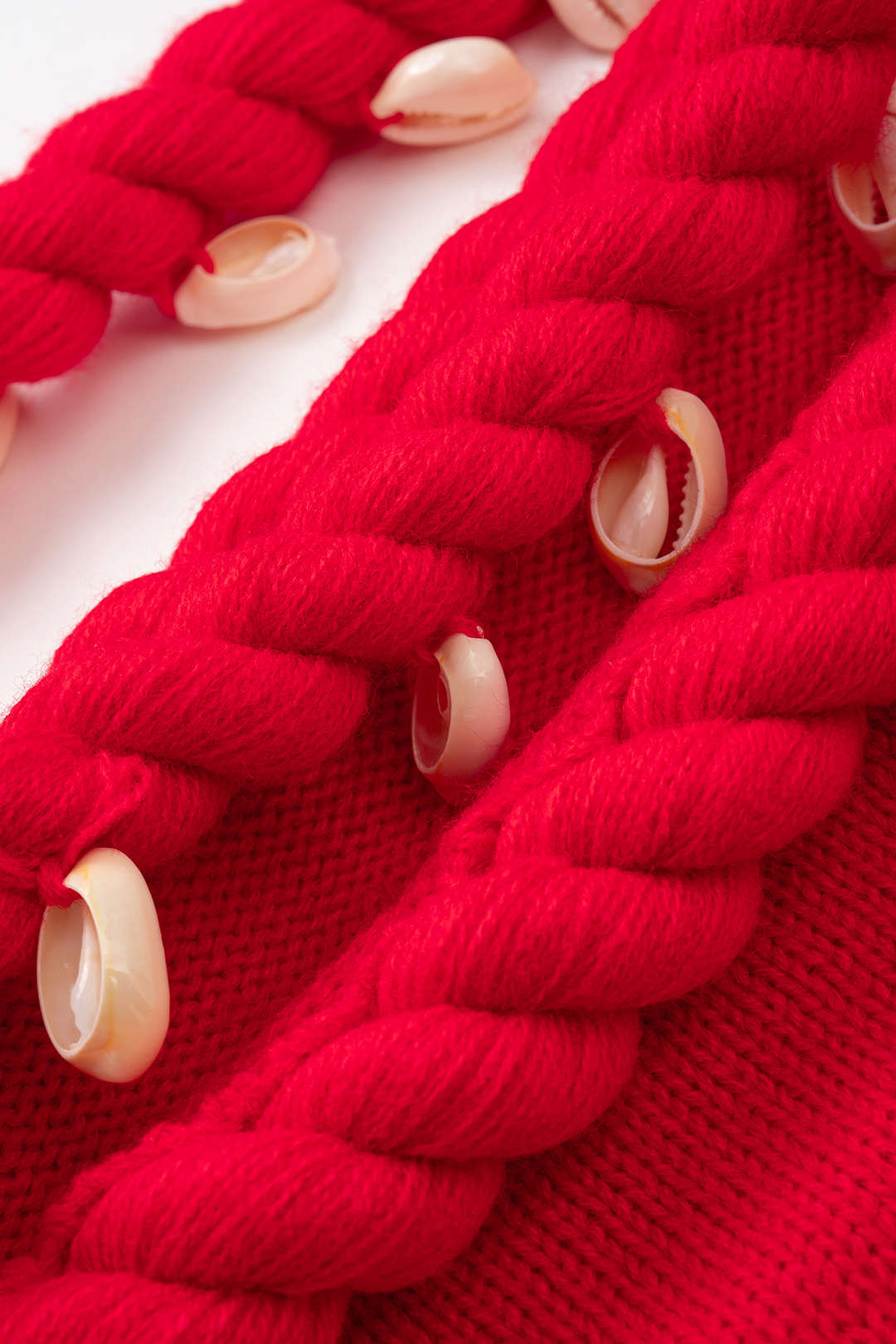 Knit Braided Decor Skirt