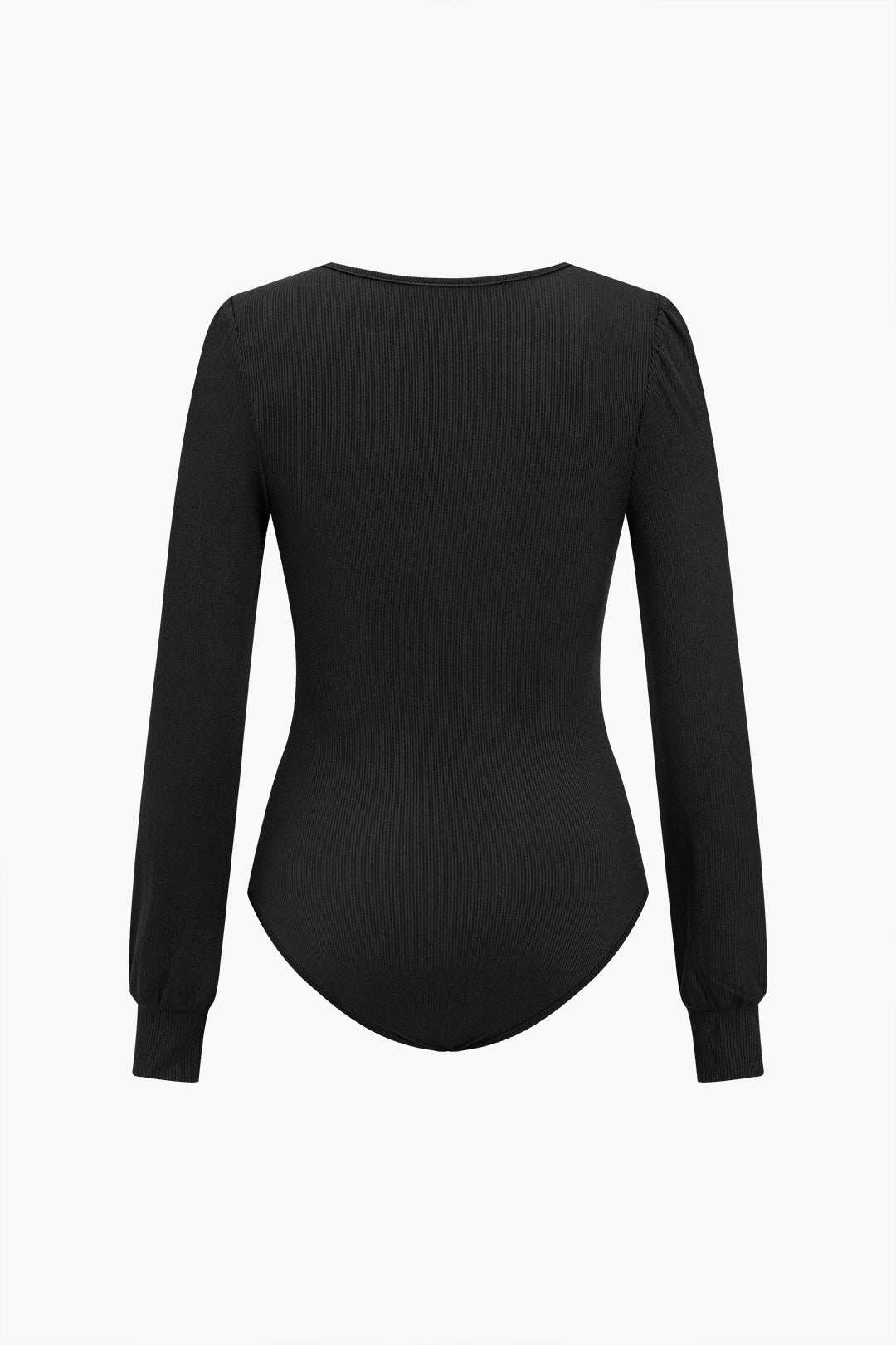 Ruched V-neck Bodysuit