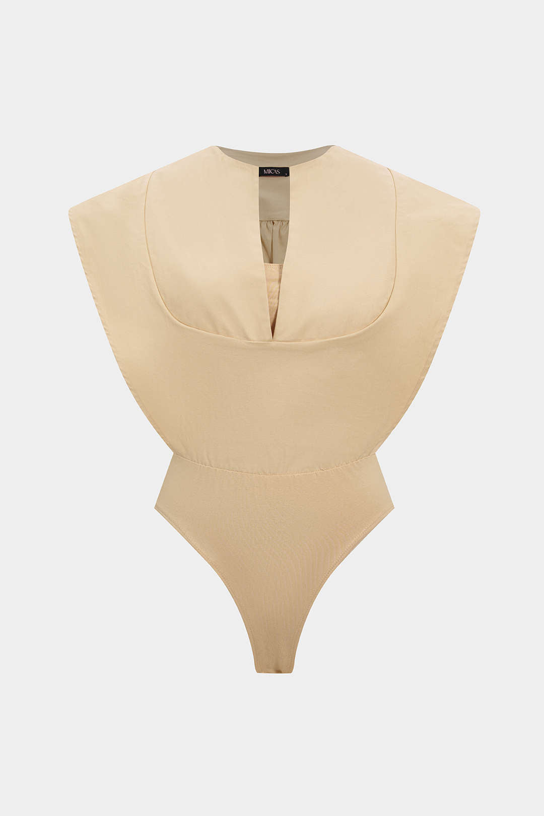 Ruched Sleeveless Bodysuit