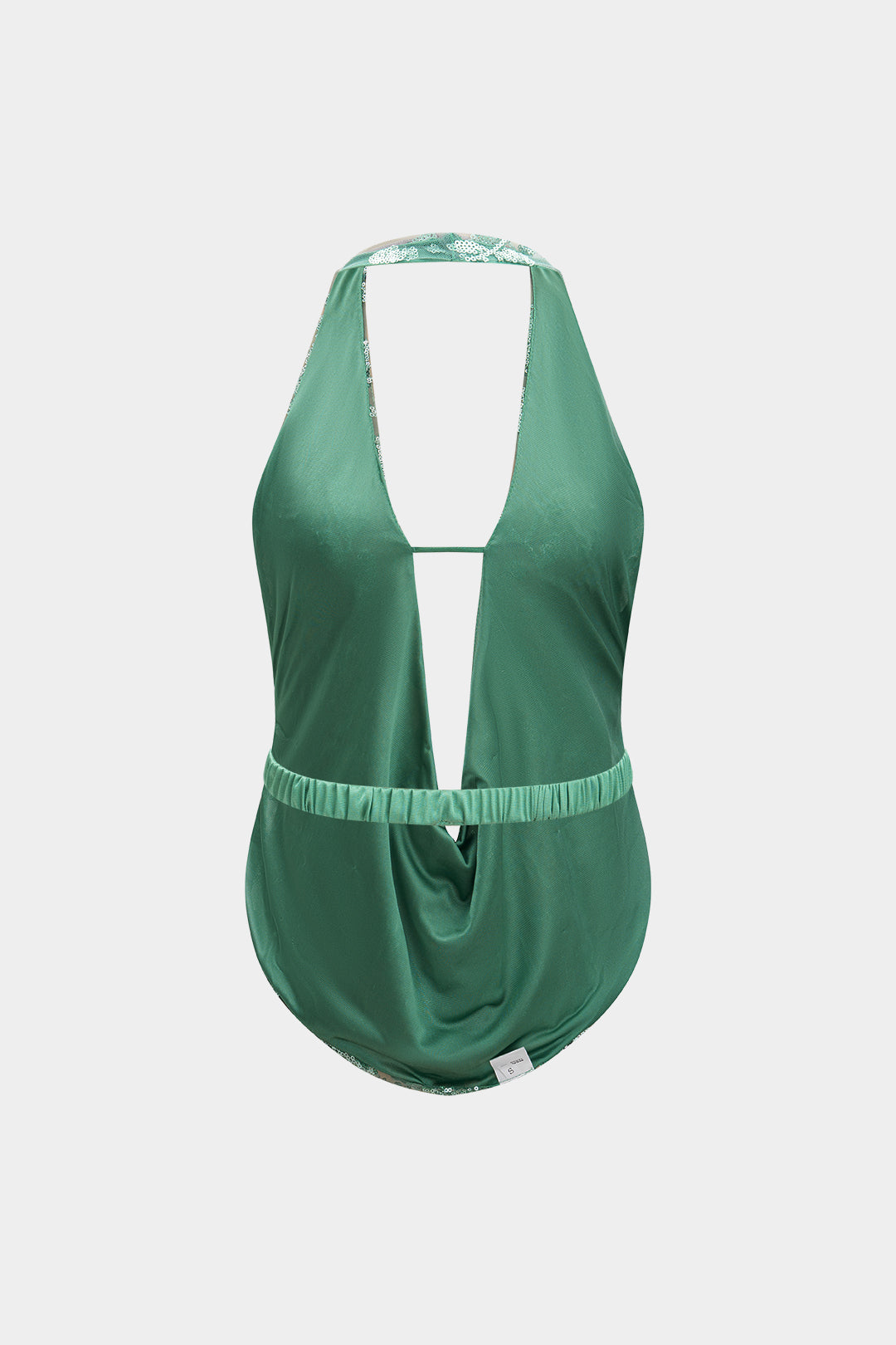 Cut Out Backless Sequin Slip Cami Top