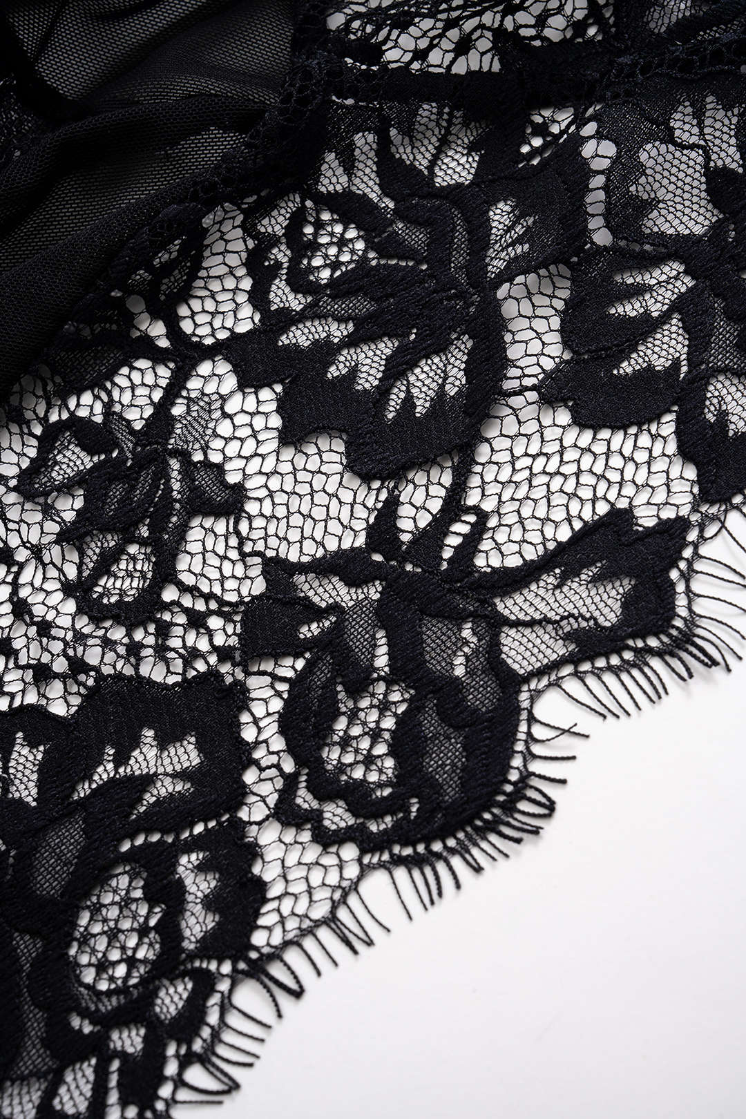 Sheer Crossed Detail Lingerie Bodysuit
