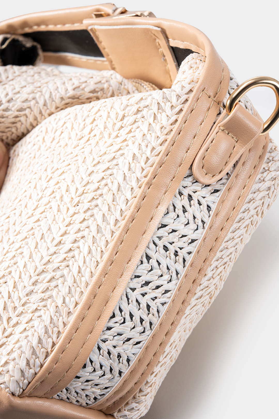 Straw Woven Shoulder Clutch Bag