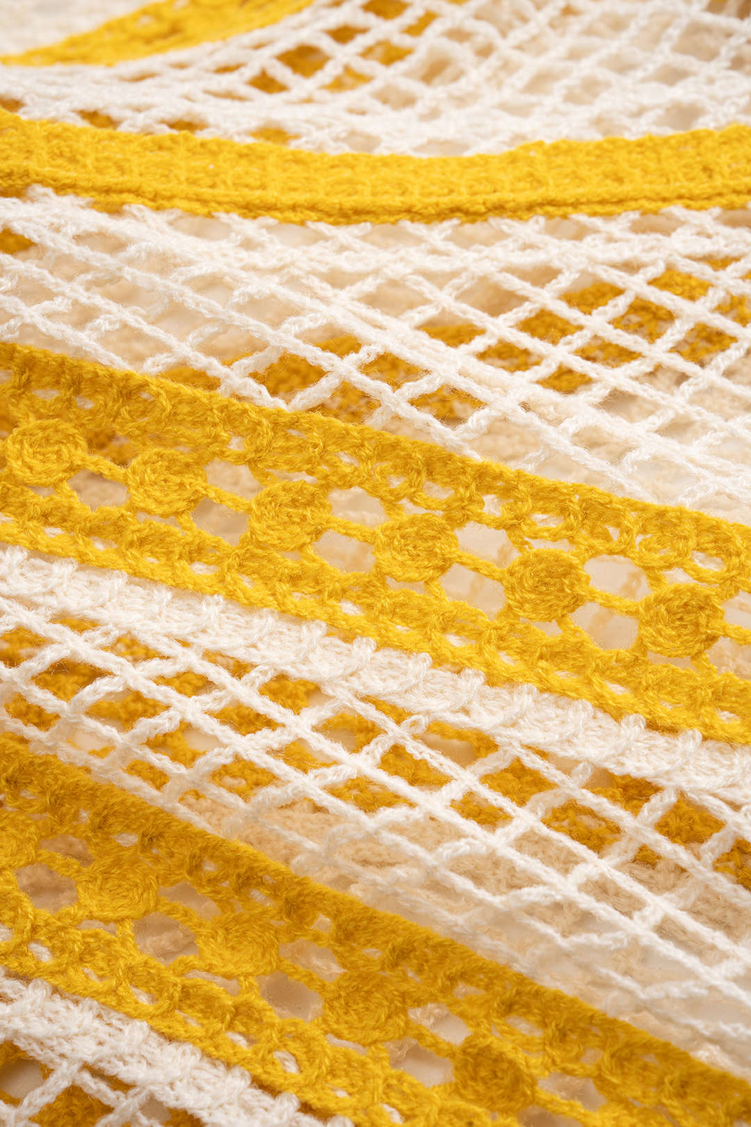 Knit V-neck Crochet Hollow Out Tank Top