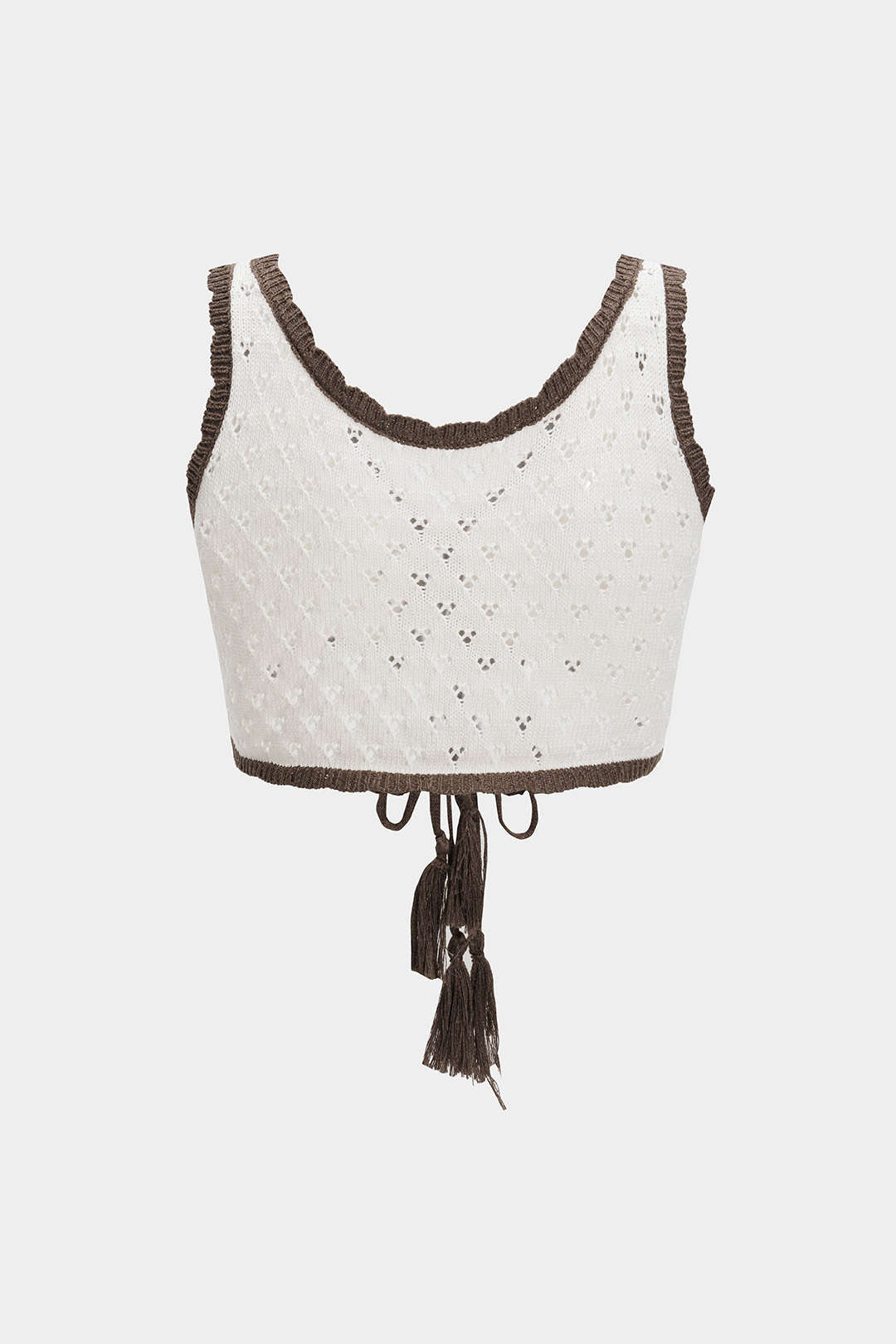 Hollow Out Strappy Top And Skirt Set