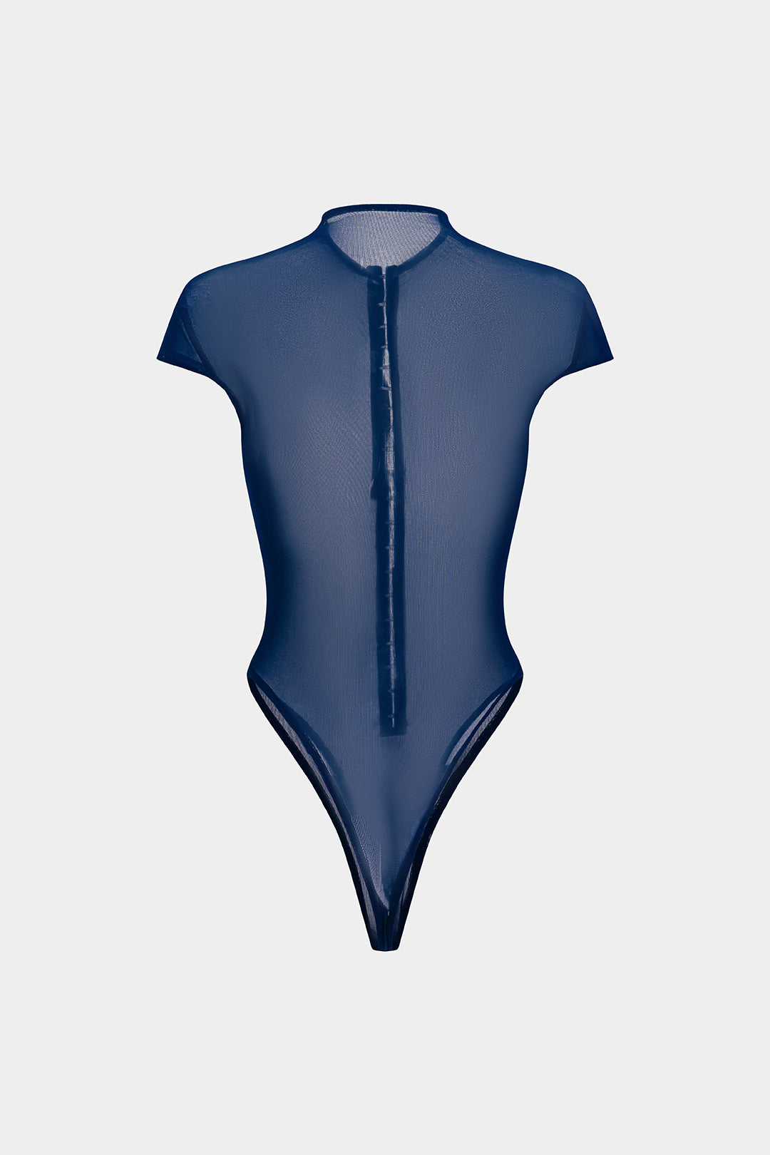Sheer Mesh Short Sleeve Bodysuit