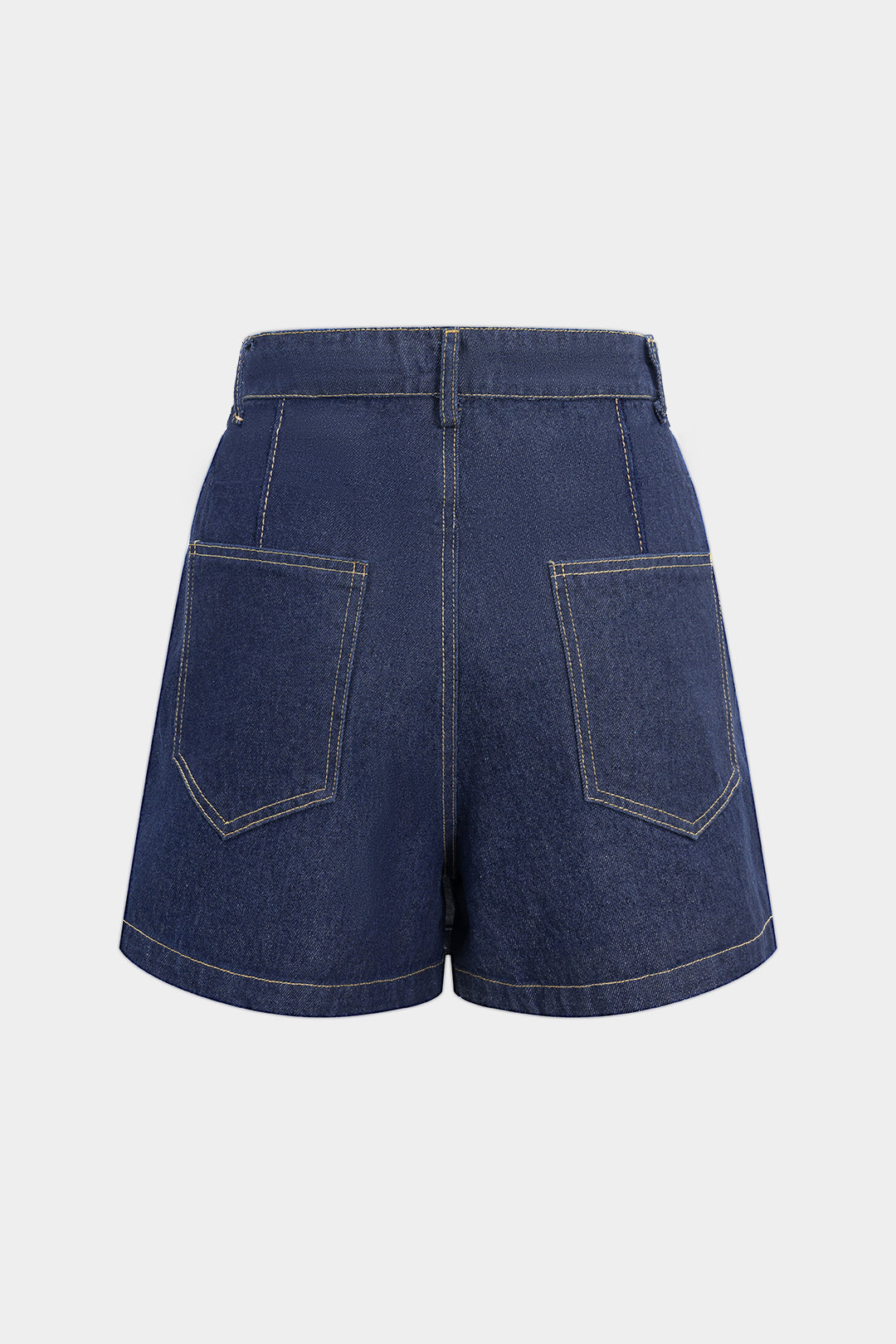 Denim Asymmetrical High Waist Skirt