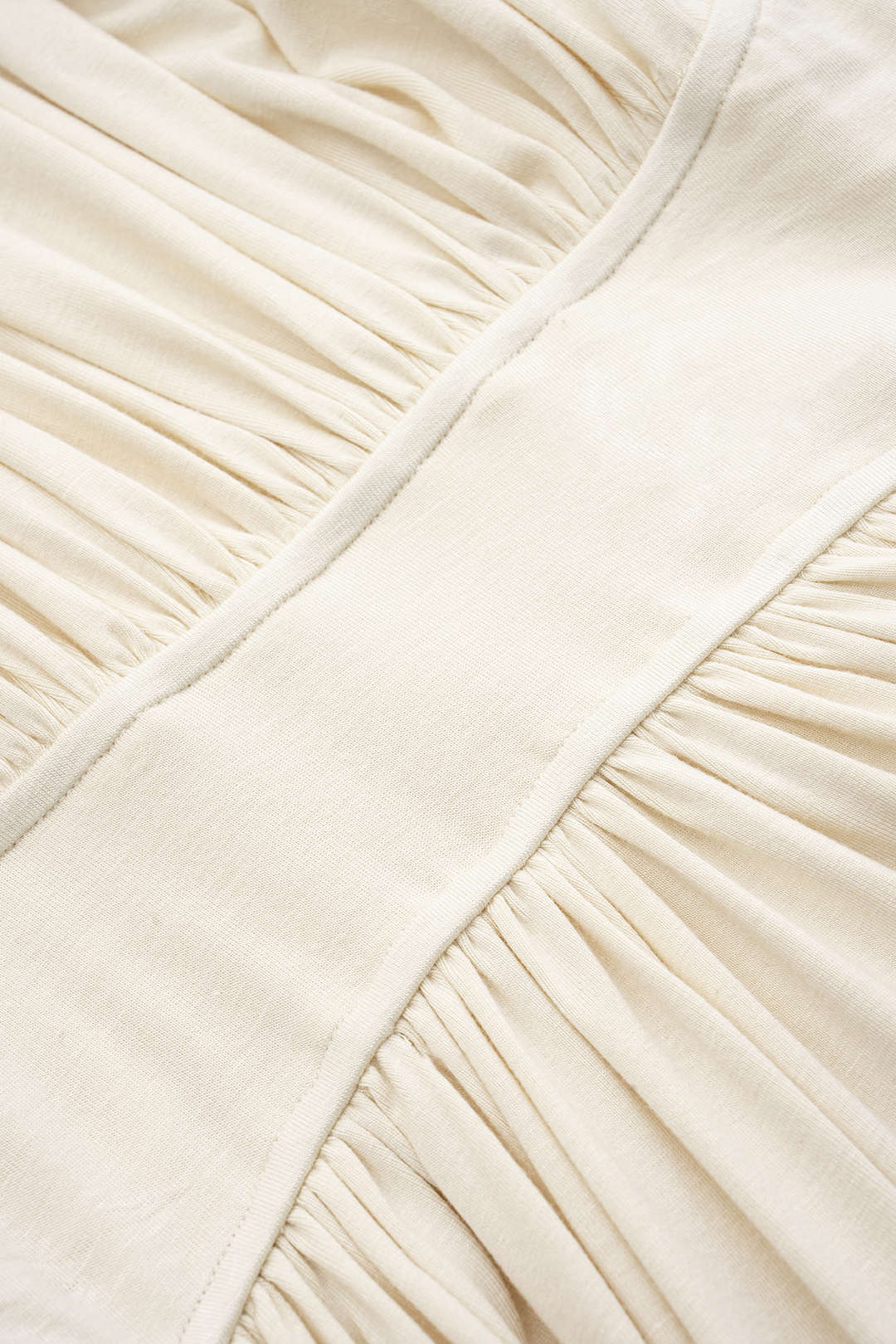 Ruched Ruffle Hem Sleeveless Midi Dress