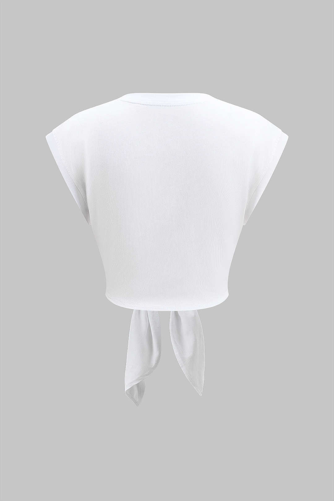 Car Letter Print Round Neck T-Shirt