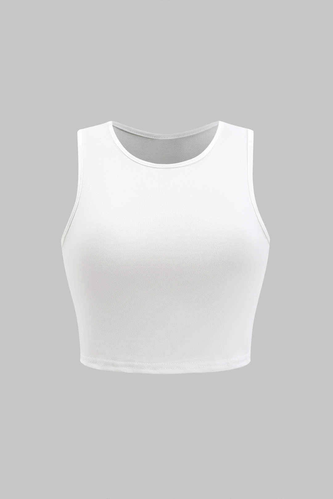 Solid Sleeveless Tank Top