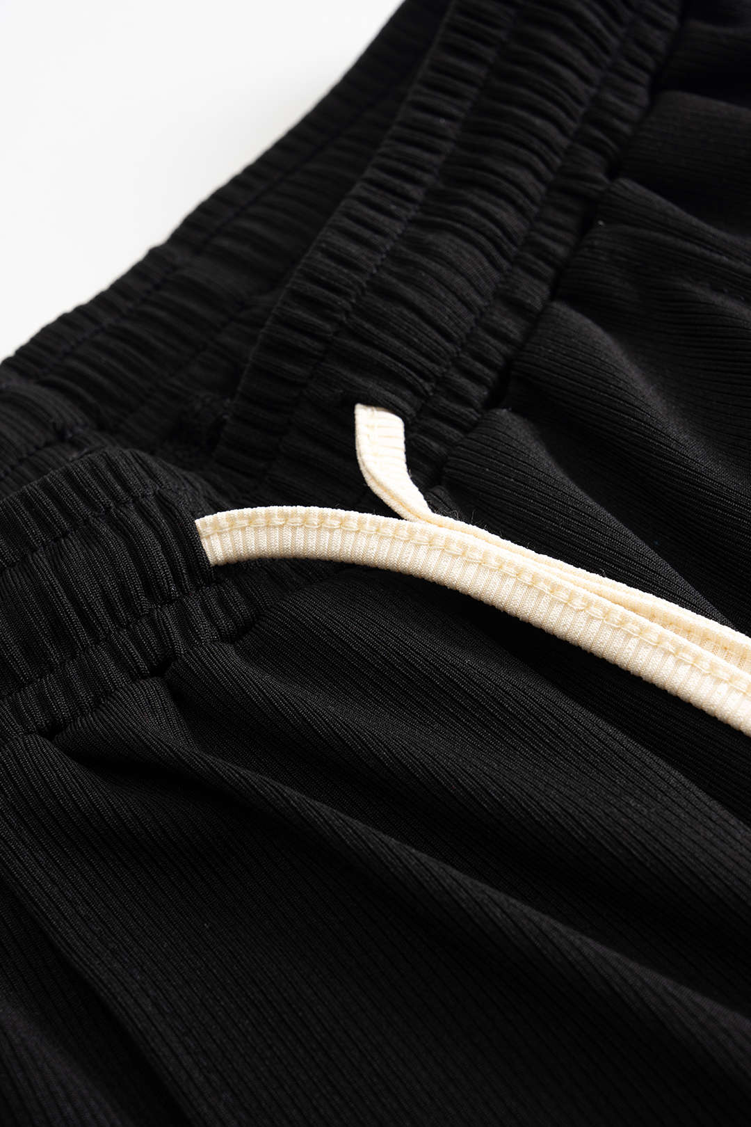Ruched Tank Top And High Waist Drawstrings Trousers Set
