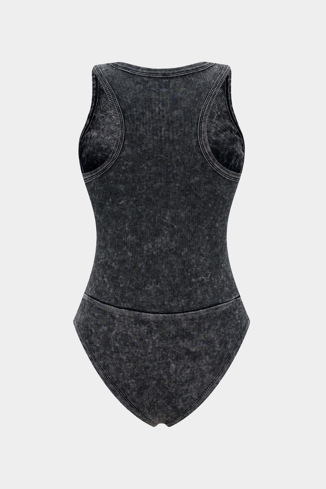 Ribbed Sleeveless Bodysuit