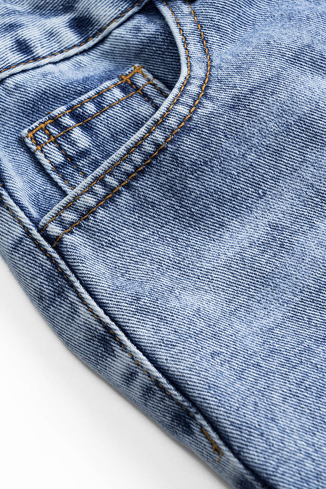 Denim Button Pocket Jorts