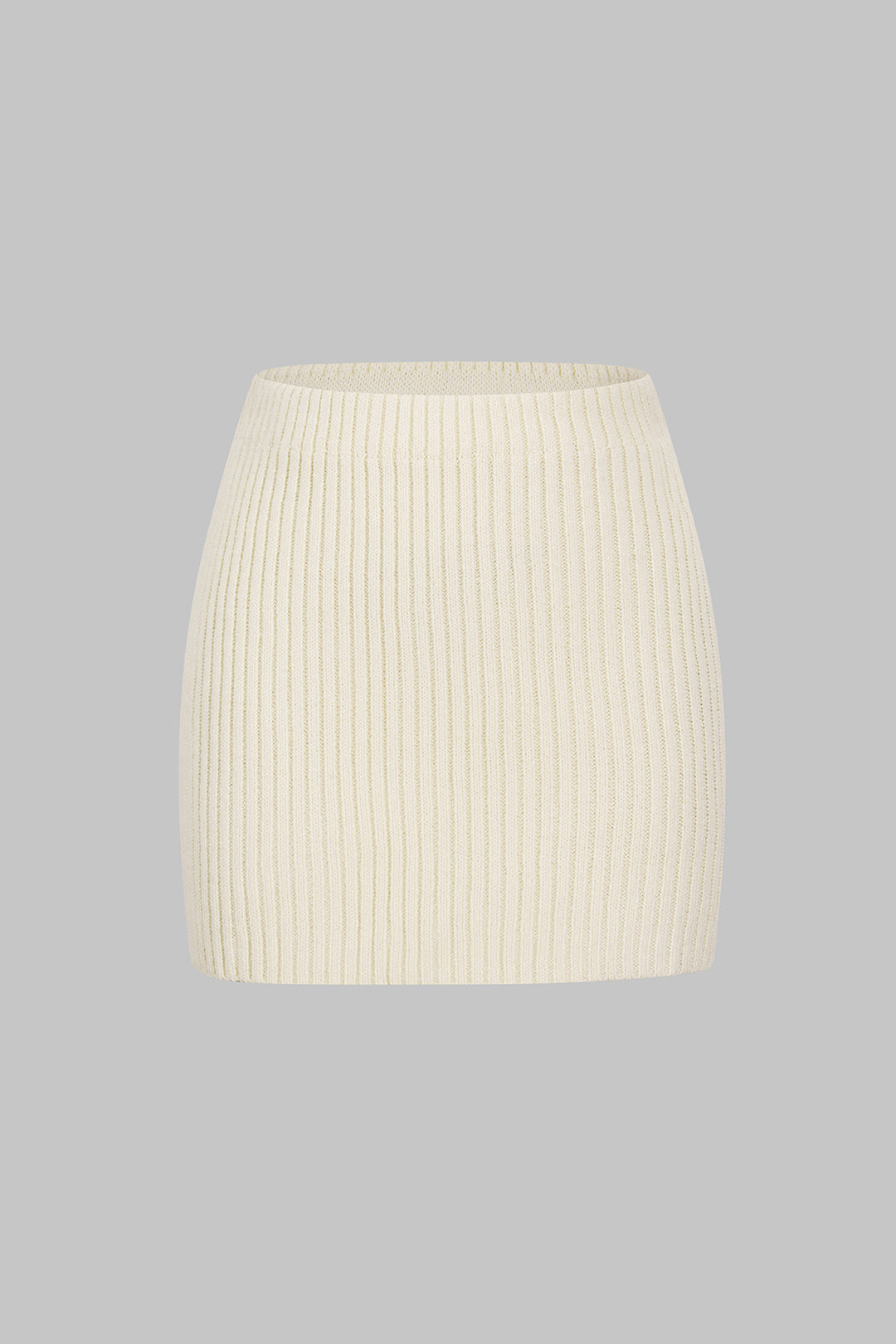 Solid Sweater Skirt