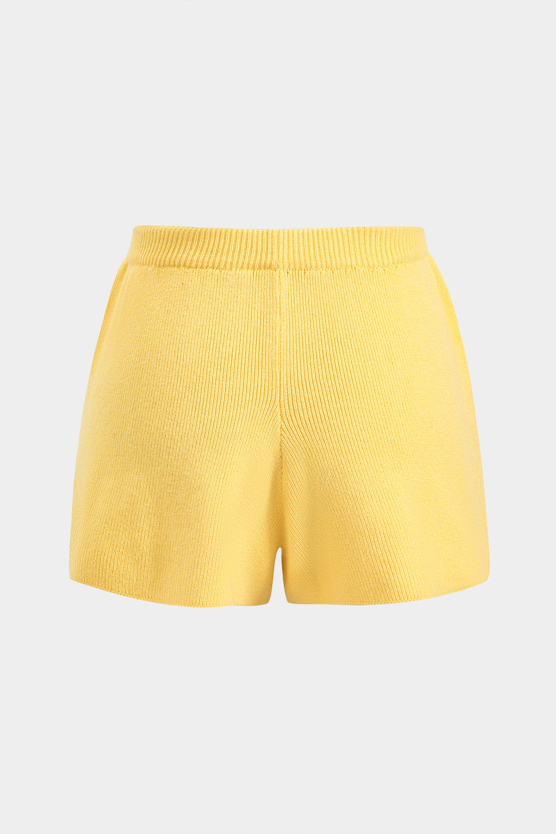 Plus Size Solid Shorts