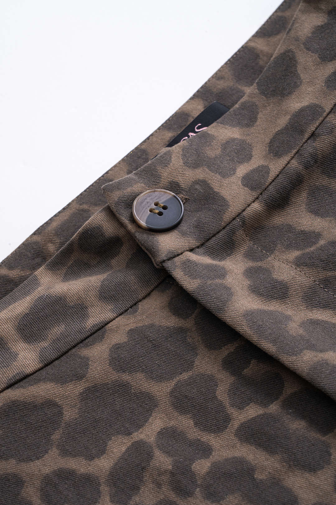 Leopard Print Wide Leg Pants
