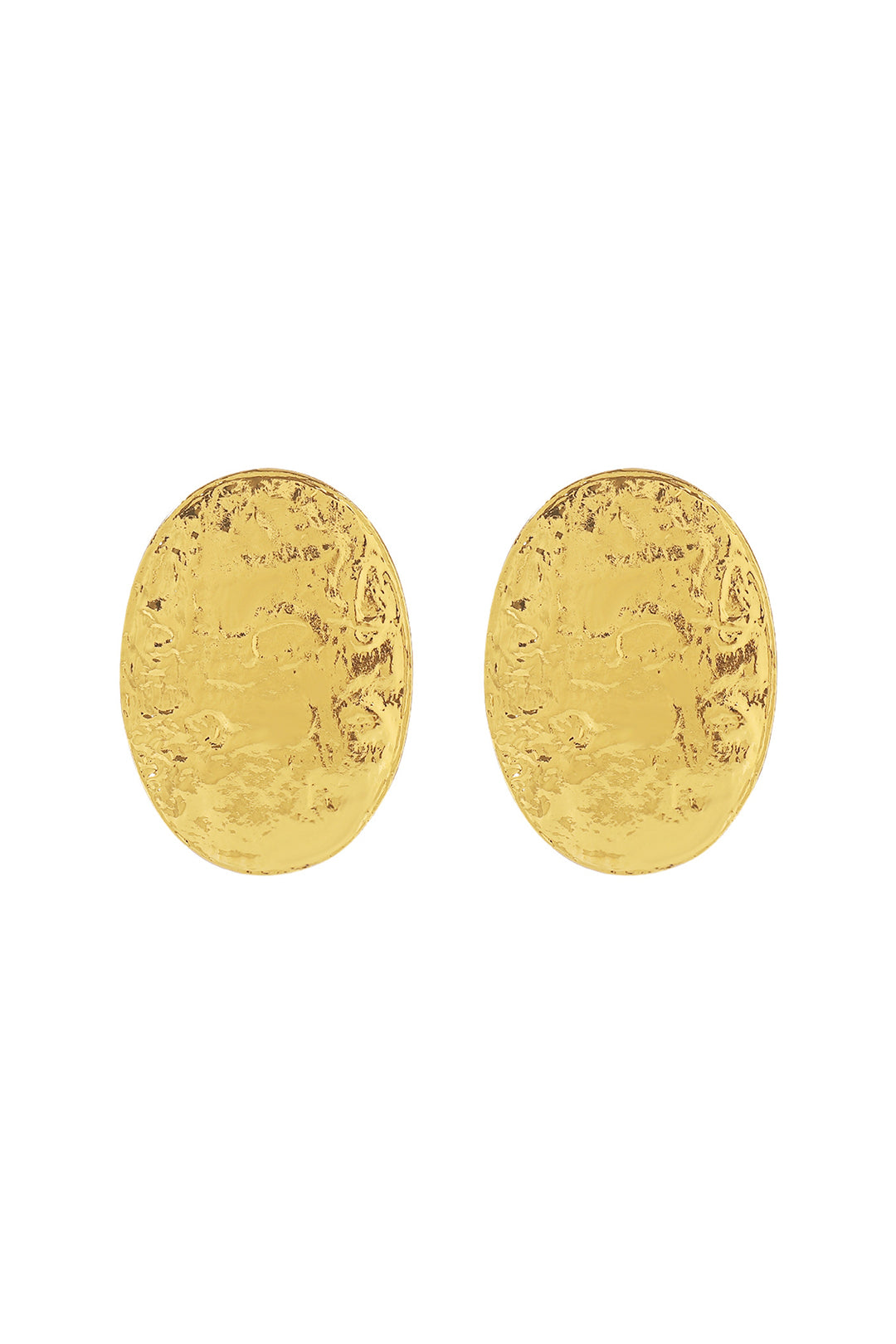 Alloy Textured Metallic Earrings