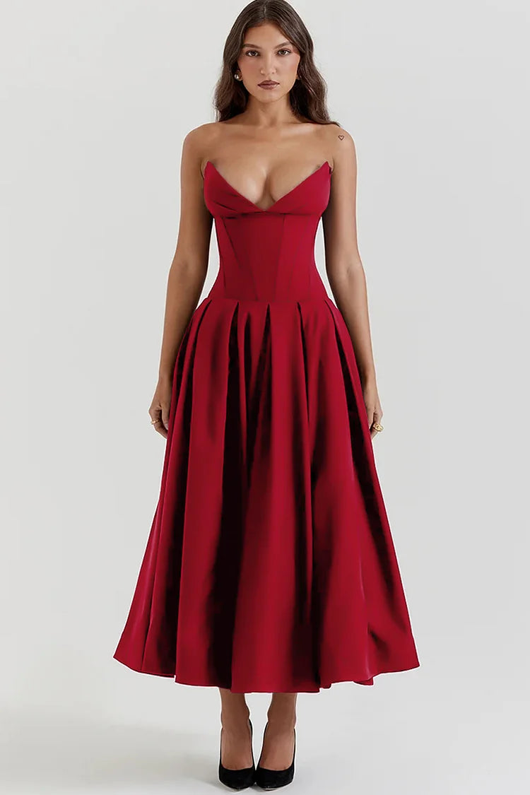 Camillaâ„?| V-Neck Strapless Dress