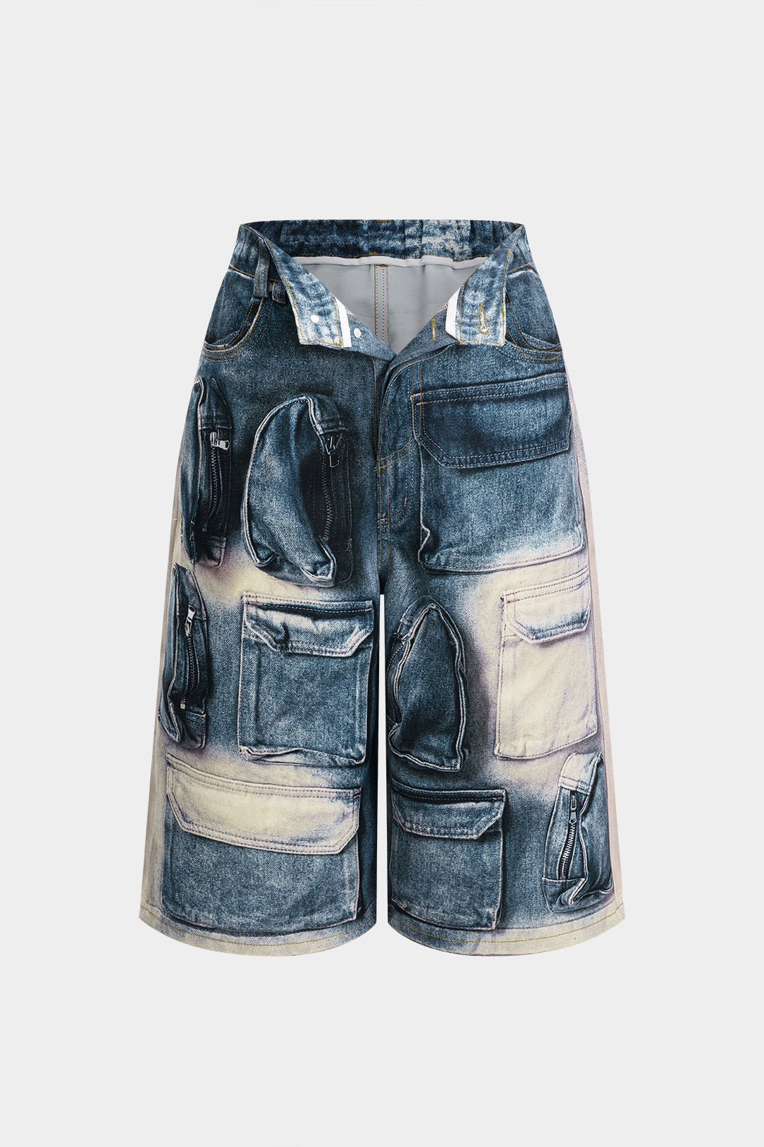 Printed Pocket Shorts