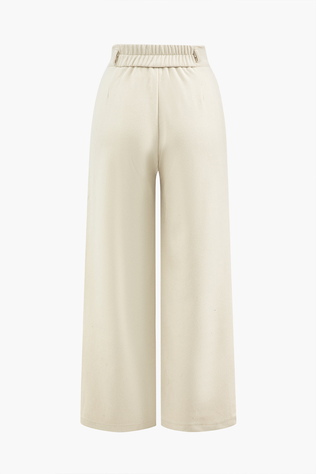Solid Wide Leg Trousers