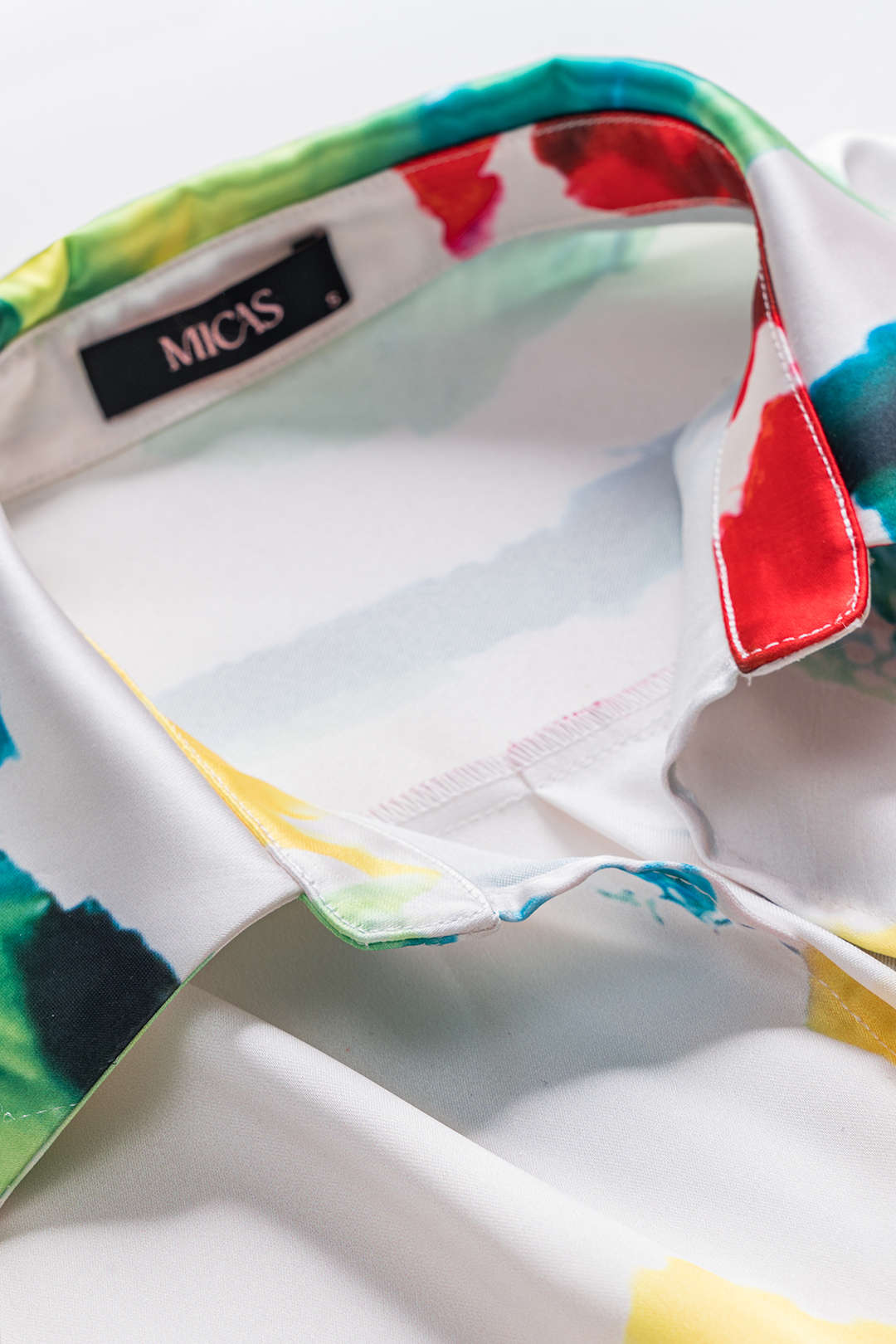 Satin Ruched Tie Front Short-Sleeve Shirt