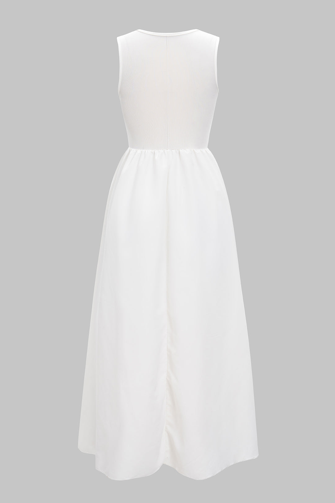 Sleeveless Tank Pocket Detail Maxi Dress