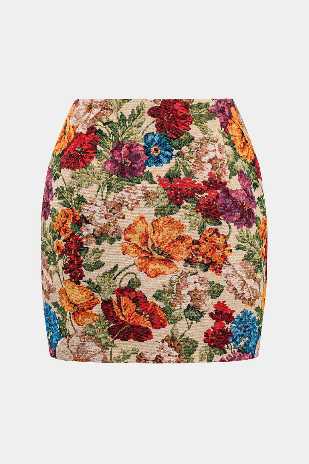 Jacquard Zipper Skirt