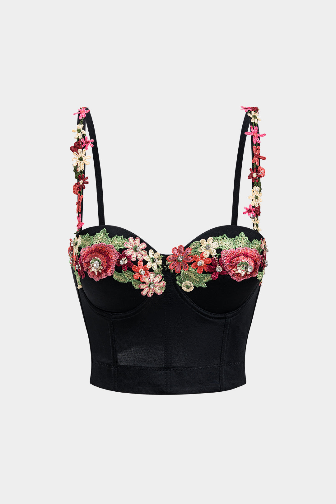 Slip Applique Bustier Cami Top