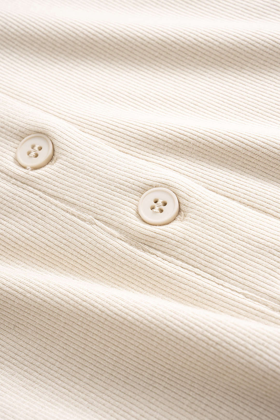 Round Neck Ribbed Button Tank Top