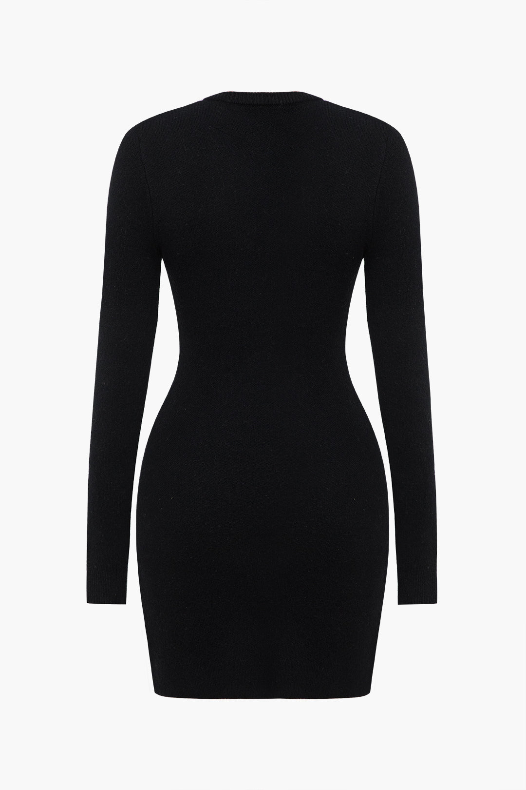 Contrast Sweater Dress
