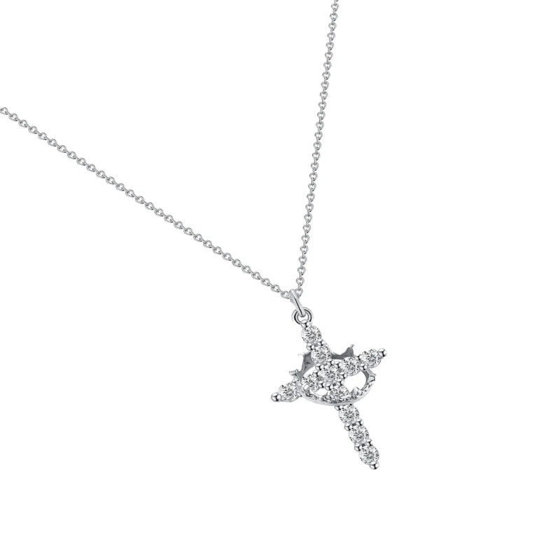 Crown Cross Necklace