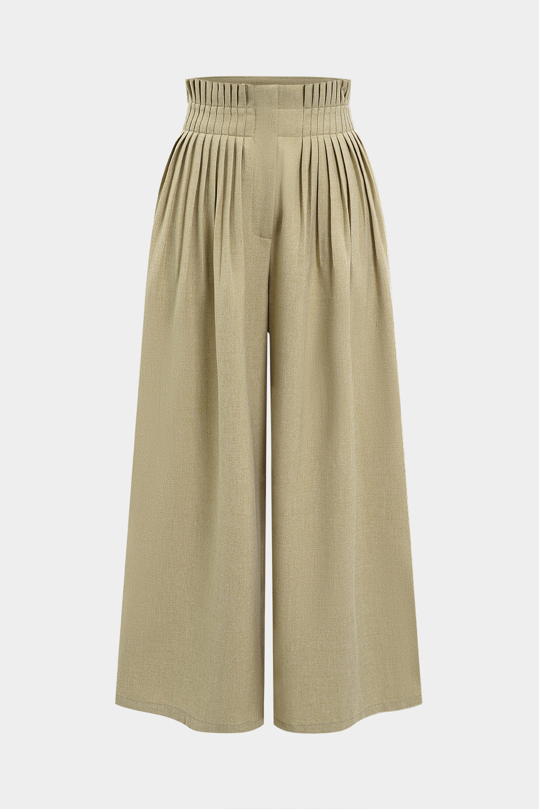 Ruched Wide Leg Trousers