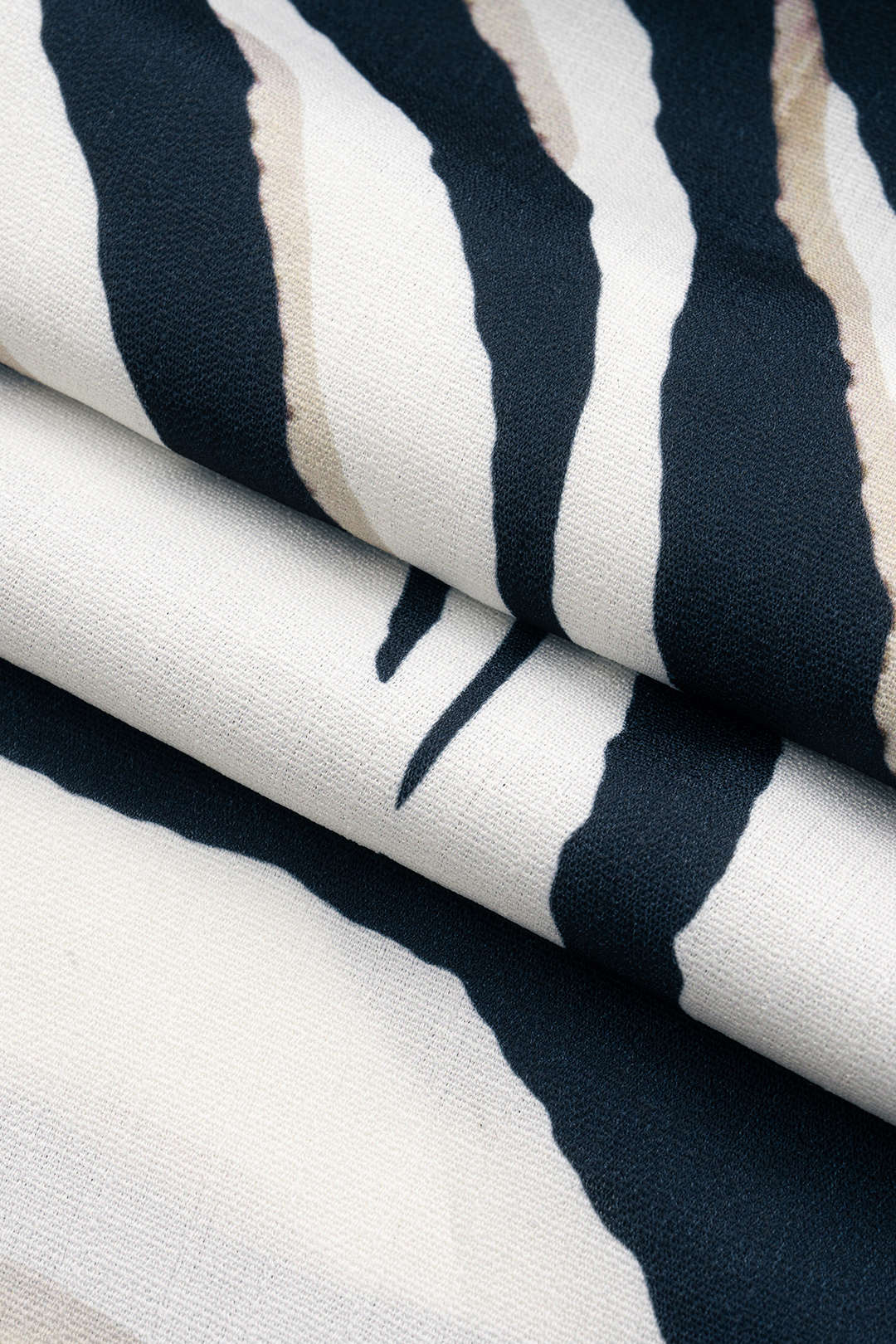 Contrast Stripe Print Trousers