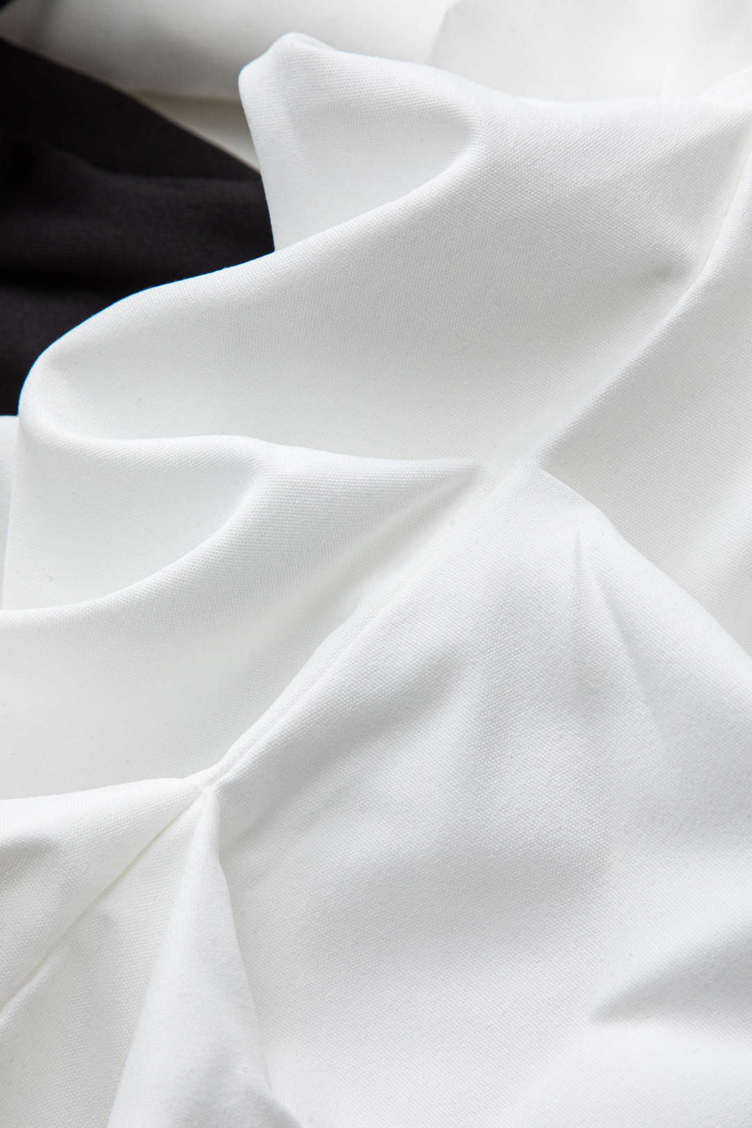 Ruched V-Neck Patchwork Long-Sleeve Top