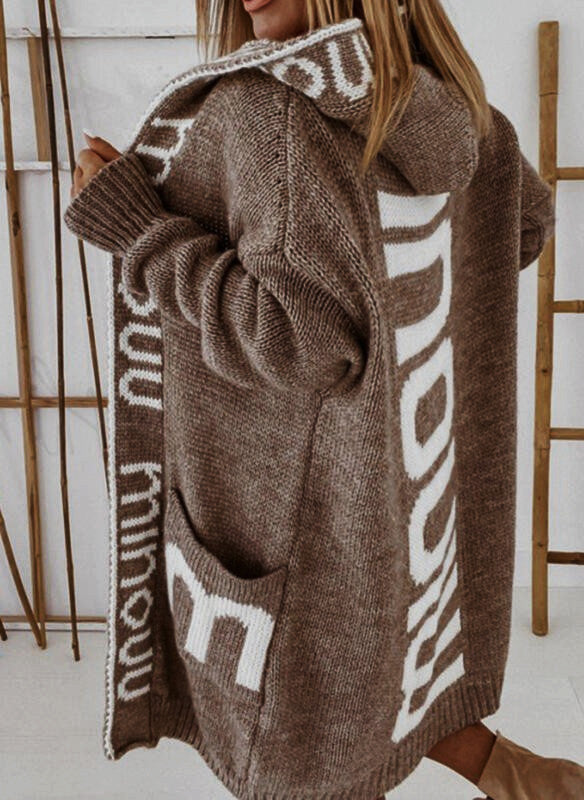 Violetâ„?| Long Hooded Sweater