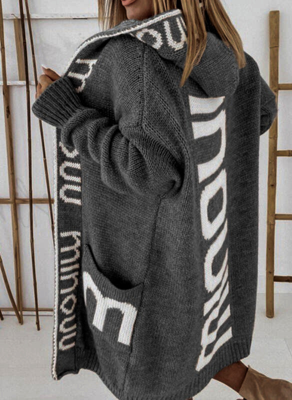 Violetâ„?| Long Hooded Sweater