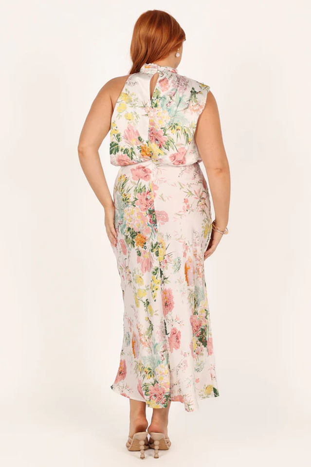 Anabelle Halter Neck Midi Dress