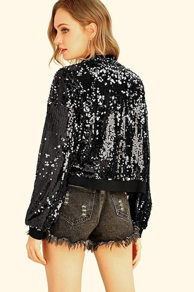 Mermaid Sequin Bomber Jacket