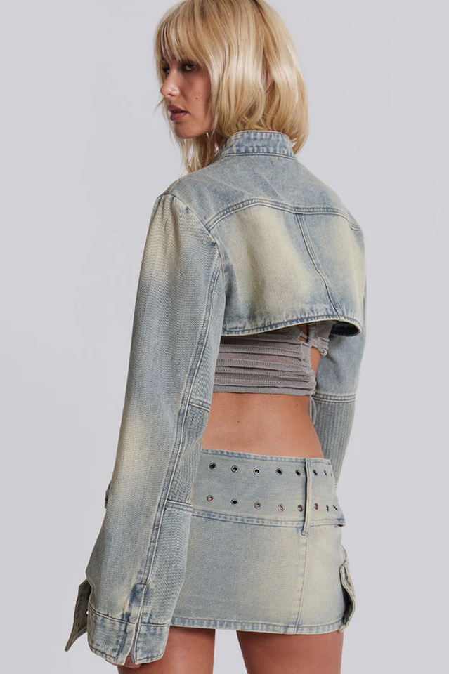 Denim Assassin Micro Mini Skirt