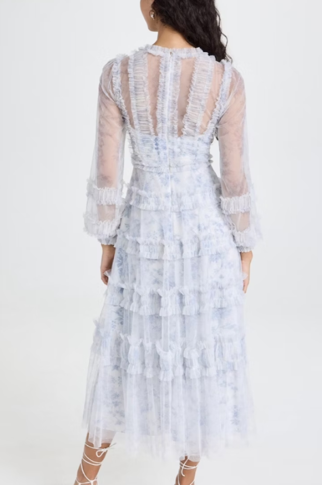 Araceli Long Sleeve Midi Dress
