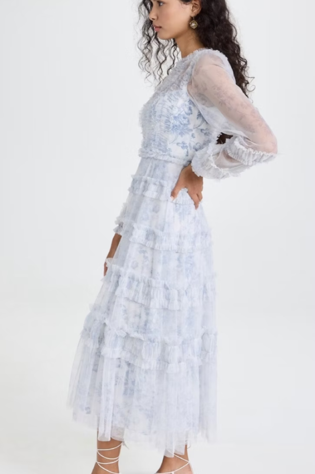 Araceli Long Sleeve Midi Dress